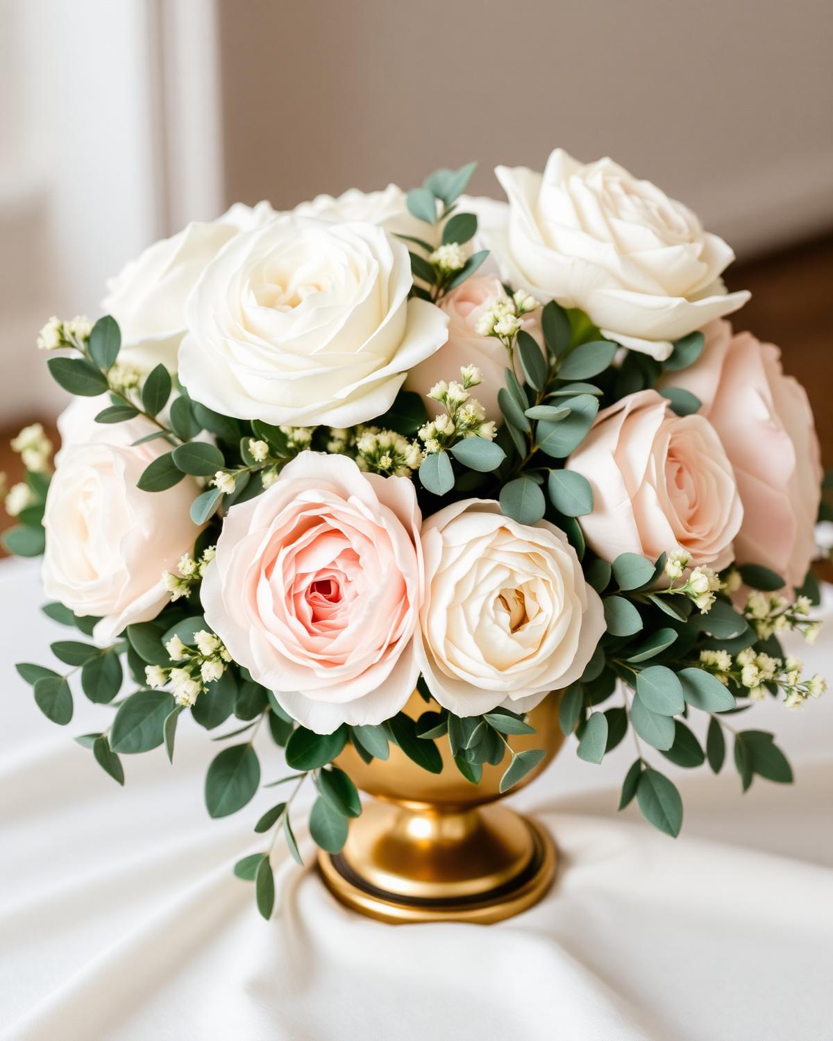 Floral arrangement detail